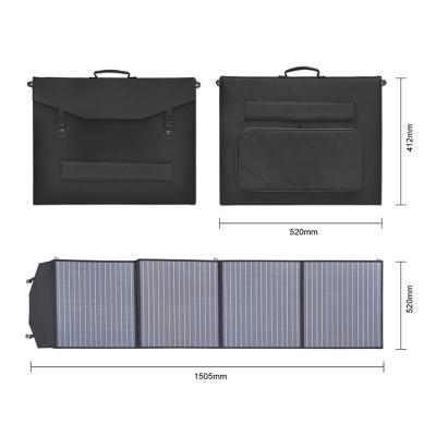 China Foldable PET/ETFE 18V 200W Solar Panel Kit with MC-4 Output Waterproof IP66 Solar Charger for RV Laptops for sale