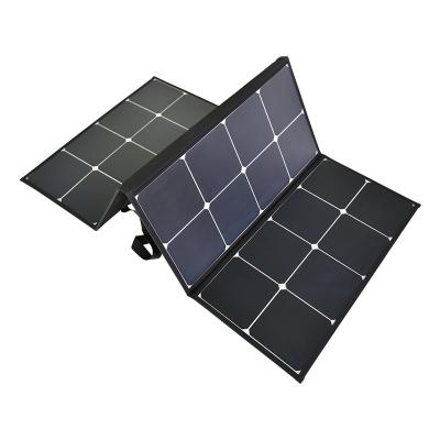 China Camping/traveling monocrystalline silicon 90W 100W 130W etc. with 2 USB mini interface solar panel for sale