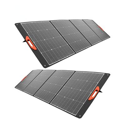 China Widely Compatible With Various Power Plant Foldable Solar Panel 360W 36V Folding Solar Panel 166mmx166mm for sale