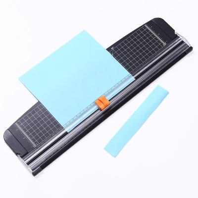 China Mini Paper Trimmer Eco-friendly Plastic Lightweight A3 Paper Cutter Slides Safely To Cut Photo Jams for sale