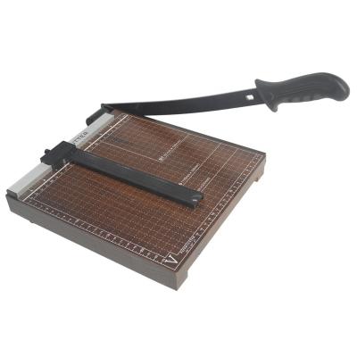 China Mini Paper Trimmer ZEQUAN Mini Paper Cutter Knife Wholesale High Quality Manual Wooden Manual With Steel China for sale