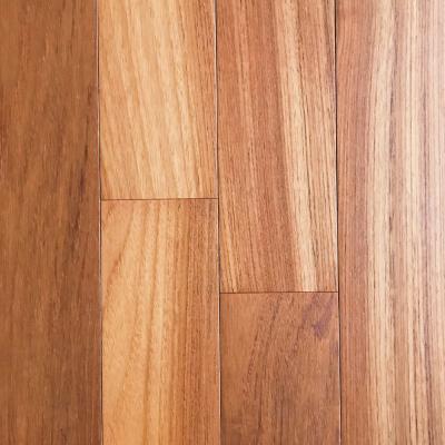 China Teak Multilayer Solid Pattern Modern UV Lacquered Wood Flooring for sale