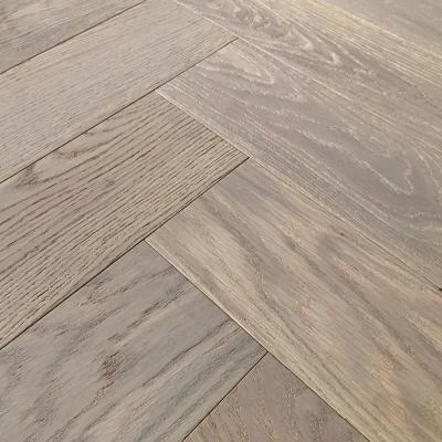 China Modern Style Herringbone Parquet Engineered Oak Flooring for sale