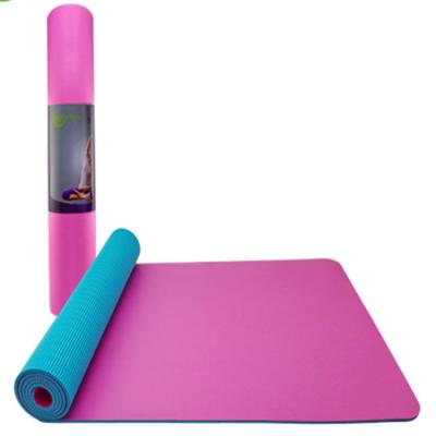 China Promotional Best Quality Exercise Fitness Anti Slip Natural Yoga Mat for sale