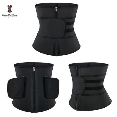 China 100% Colombian Flies Plus Size Latex Underbust Corset Zipper Belt Plus Size 7 Fajas Belts Waist Trainer With Zipper for sale