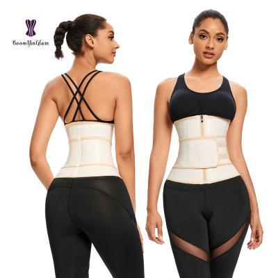 China Antibacterial Antibacterial Plus Long Waist Trainer Bustiers Sports Chest Cincher Underbust Corset Wholesale Latex Girdle 25 Bones for sale