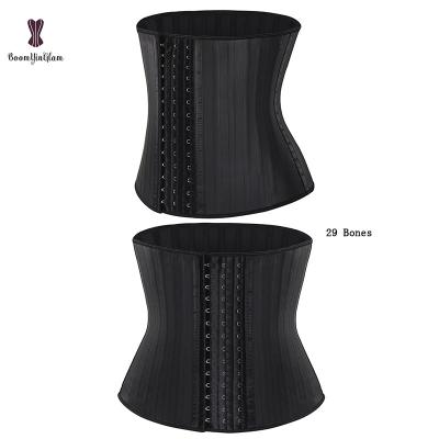 China Faja Antibacterial Antibacterial Plus Size Shapers Shinny Latex Underbust Corselet Woman 29 Robs Colombia Waist Trainer for sale