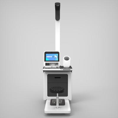 China Multi-Function Health Check-up Kiosk for Clinic Data Transmission via Wifi Connection for sale