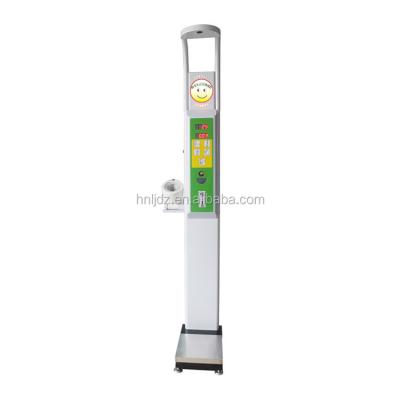 China Modern Electronic Coin Operated Height Weight Body Scale for Clinics Schools and Gyms for sale