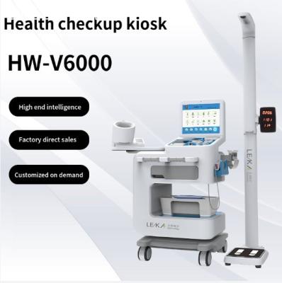 China Hospital Telemedicine Kiosk A4 Printer and 12-Lead ECG for Customized Health Checkups for sale