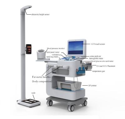 China 15'' LCD Touch Screen Smart Full Body Check Up Kiosk for Health Centers for sale