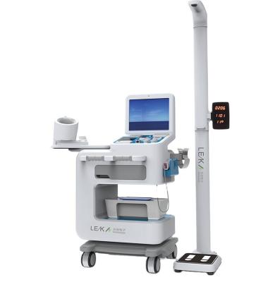 China LEKA Body Fat Scale The Ultimate Health Kiosk for Rapid Diagnosis and 15'' LCD Display for sale