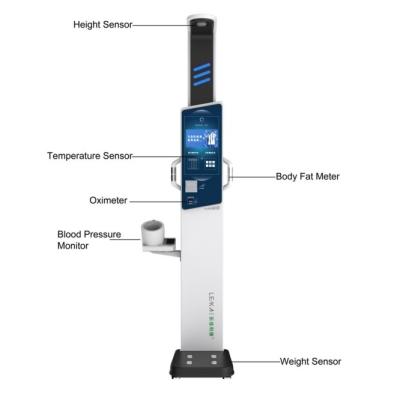 China 48kg G.W Professional Body Fat Measurement Digital Scale with Bioimpedance Analyzer for sale