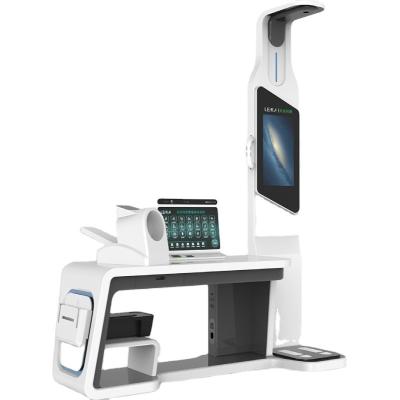 China Telemedicine Kiosk HW-V7000 ABS and Stainless Steel for Comprehensive Health Check-up for sale