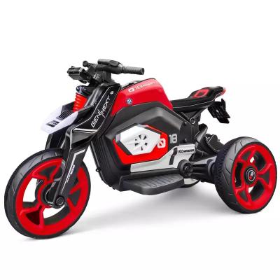 China Ride On Electric Car 3 Wheels Toys Baby Toy Single Drive Kids Motorcycle Kids Battery Electric Motorcycle for sale