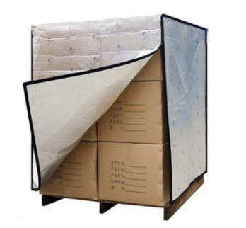 China Insulated Cover Protective Cargo Pallet Temperature Protection Thermal Pallet Covers Blankets for sale