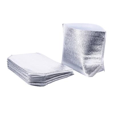 China Insulated Food Grade Aluminum Foil EPE Foam Box Cooler Bag with Printing Acceptable for sale