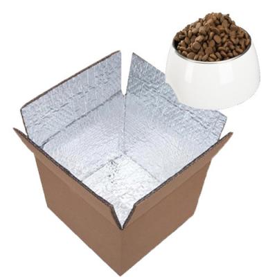 China Insulated Corrugated Carton Box Cold Ice Cream Popsicles Food Packaging Shipping Thermal Insulated Lunch Box for sale