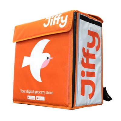 China pizza commercial food delivery bag cooler Portable Thermal Food Delivery Bag For Blue Reusable Insulated for sale