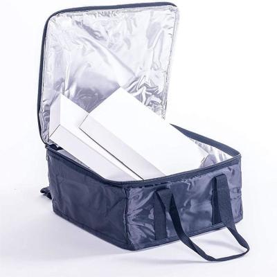 China Geométrico 48L Sac Isotérmico bolso de refrigerador de comestibles aislado mochilero térmico Comida de almuerzo fresca Bolso de aluminio caliente frío en venta