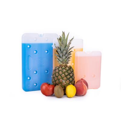 China 850Grams HDPE GEL Plastic Cooling Eutectic Plate for Food Grade Insulated Cooler Box for sale