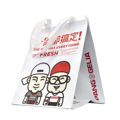 China Tragbare Folie Isolierte Wasserdichte Kühltasche Rucksack Isolierung Neopren Lunch Tote Große Kühltasche zu verkaufen