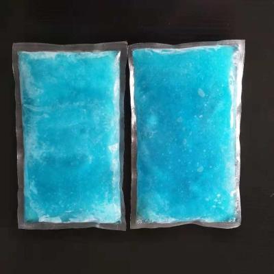 China Nicht-toxisches medizinisches PE-Kühlblaues Eisgel für Tiefkühlkost zu verkaufen