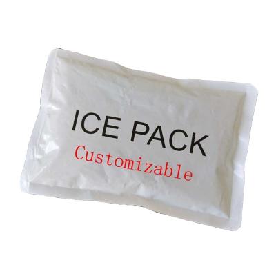 China Food Elastic Gel Based Ice Packs Reusable Food Delivery Sweat Proof Freezer Ice Packs Transport for sale