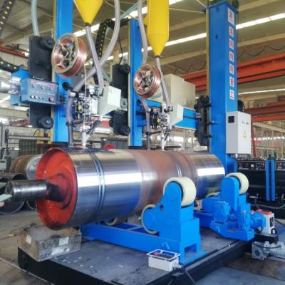 China High efficiency roller dressing column boom manipulator SAW double submerged arc welding PLC radio control wireless hand boxcontrol box for sale