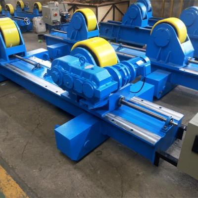 China Cylinder Tank Vessel Tube Welding Roller Rotator 30T 10T 20T Screw Manual Center Distance Alignment Self Adjusting SAW CAT CO2 for sale