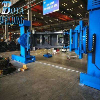 中国 Automatic Double Column Positioner WELD Welding Precision Lifting PLC Control Rotary Bearing Seat Tilting Anti-collision Mechanism 販売のため