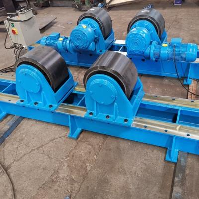 China Cylinder Seam Welding Rotator Spin Roll Pipe Welding Roller Saw Cat MIG 30t 30ton Mag Welding Equipment en venta