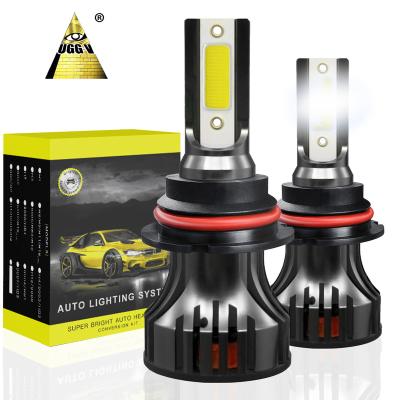 China UGGV UG5C Series H11 H4 H7 9006 LED Headlights Low Beam Super Bright COB Chips 6000K LED Headlight Bulbs UG5C for sale