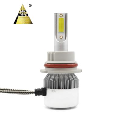 China Aluminum Alloy Car LED Headlight C6 H1 H3 H7 H4 H11 9005 9006 H13 9004 9007 72 Watt LED Head Light Bulbs White for sale