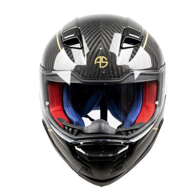 China Main FOREIGN SNAIL Motorcycle Full Back Up Helmet Forged Carbon Fiber Road Racing DOT Certified Motocross Helmet Men Motorcycle Helmet Capacete for sale