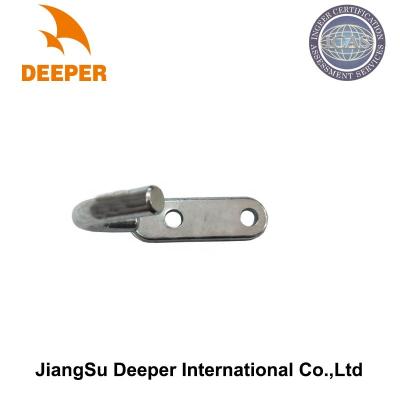 China Carbon Steel 7/16 Rope Hook Forged Part Bolt On Finish Zinc for sale