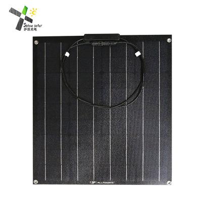 China Ultra - los paneles solares flexibles de la luz ETFE, los paneles solares flexibles 50W para los barcos en venta