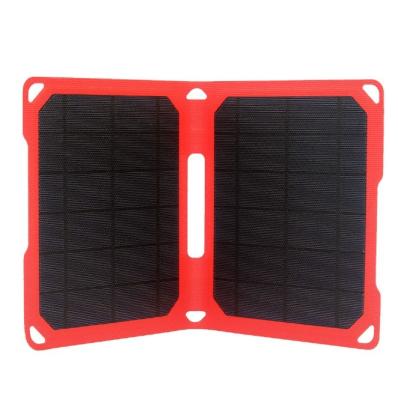 China Cargador accionado solar ligero de 14W Smartphone para acampar al aire libre en venta