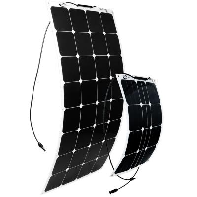 China Dauerhaftes flexibles Sonnenkollektoren 100W SunPower halb HAUSTIER/ETFE lamelliert für Fahrzeug zu verkaufen