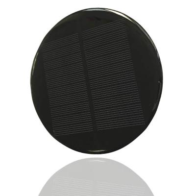 China mini de Zonnepanelen Gemakkelijke Installatie van 6V 110mA, Diameter 100mm Rond Zonnepaneel Te koop