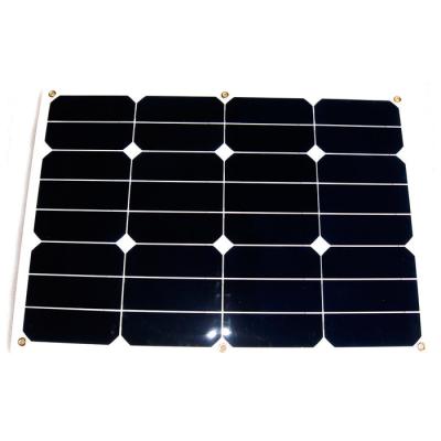 China Los paneles solares flexibles Bendable del picovoltio, el panel solar flexible negro de 30W 18V en venta