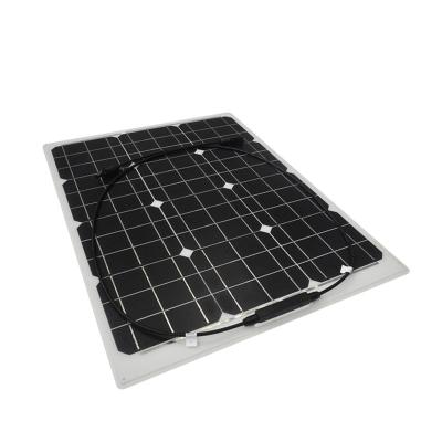 Chine Silicium 30W cristallin mono d'ETFE de panneau solaire de golf de toit flexible de chariot cellulaire à vendre