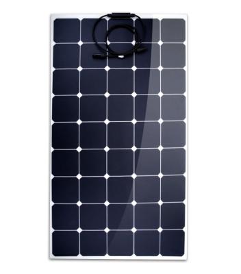 China Dünnfilm formlose flexible Sonnenkollektoren 100w SunPower korrosionsbeständig zu verkaufen