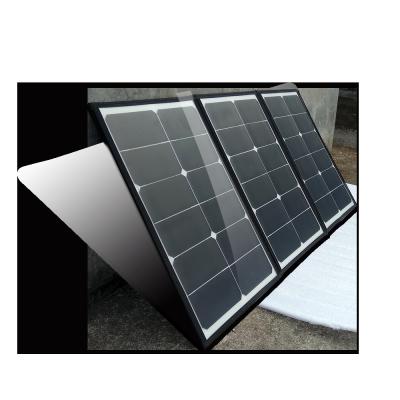 China Het draagbare Glas van het Zonnepaneelantireflective van 18V 60W Vouwbare met MC4-Schakelaars Te koop