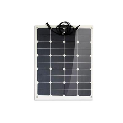 China Flexibel Zonnepaneel 65W 24V/12V Monocrystalline Bendable - 65 Watts12volt semi-Flexibele Monozonnepanelen C Te koop