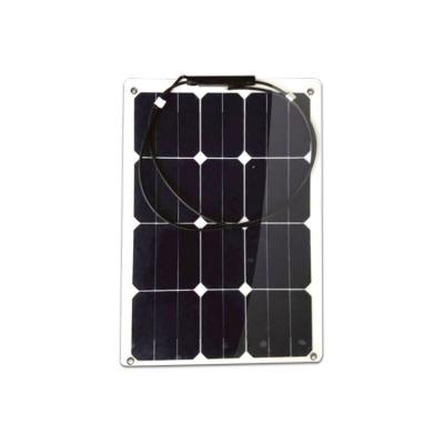 Cina pannello solare flessibile del nero di 35W 12V, ultra peso leggero ultrasottile, PERC Mono Solar Cells, per i campeggiatori, RVs, barche, camma in vendita