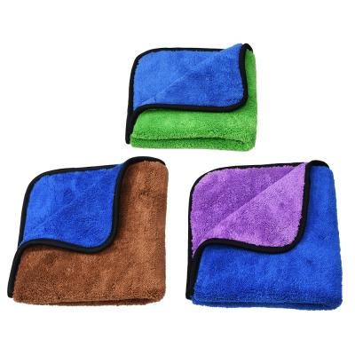 China Viable High Quality Colorful Microfiber Car Cleaning Cloth Drying Cloth For Car for sale