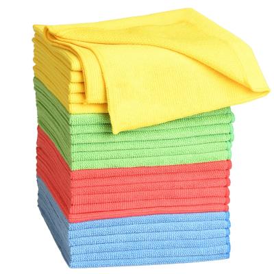 China Viable Universal Thick Lint Free Cleaning Cloth Kitchen Microfiber Detailing Polishing Cleaning for sale