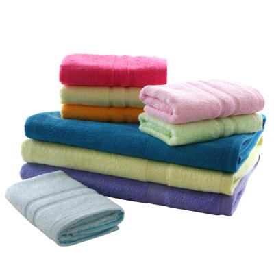 China China Manufacturer QUICK DRY Luxury 6 Pieces 100% Cotton Bamboo Hotel Bath Towel Sets for sale