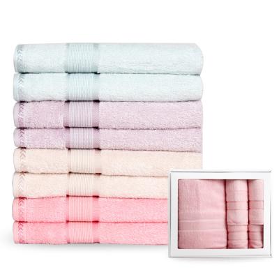 China Wholesale Kid Safe Soft Organic Bamboo Towel Sets 6 Piece Touch and Absorbent Gift For Adults for sale